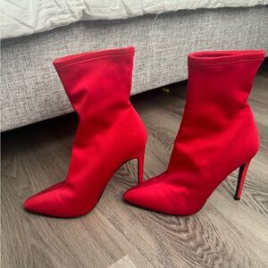 Red Steve Madden heels